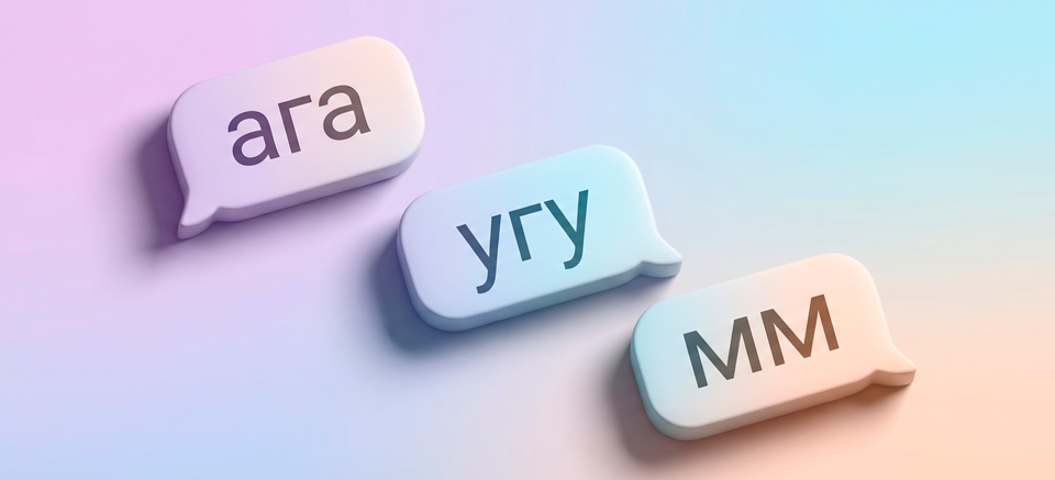 «Ага», «угу» и «мм»: язык коротких ответов в переписке